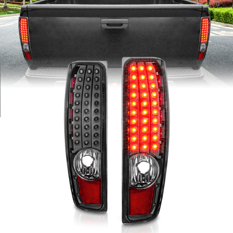 Anzo 311385 04-10 fits Chevy Colorado LED Tailights G2 - Black