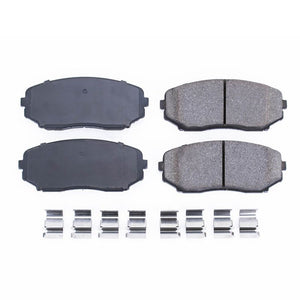 PowerStop 17 fits Ford Edge Front Z17 Evolution Ceramic Brake Pads w/Hardware