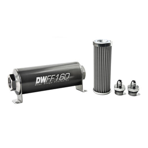 DeatschWerks 8-03-160-100K-6 Stainless Steel 6AN 100 Micron Universal Inline Fu