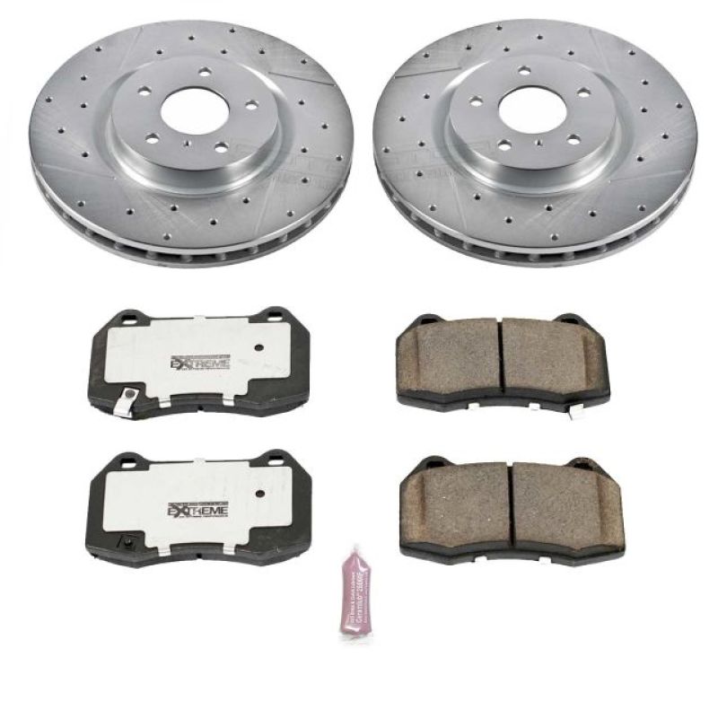 PowerStop K104-26 03-04 fits Infiniti G35 Front Z26 Street Warrior Brake Kit
