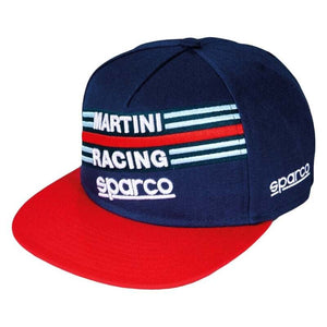 SPARCO 01283BM Flat Cap Martini-Racing Navy