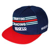SPARCO 01283BM Flat Cap Martini-Racing Navy