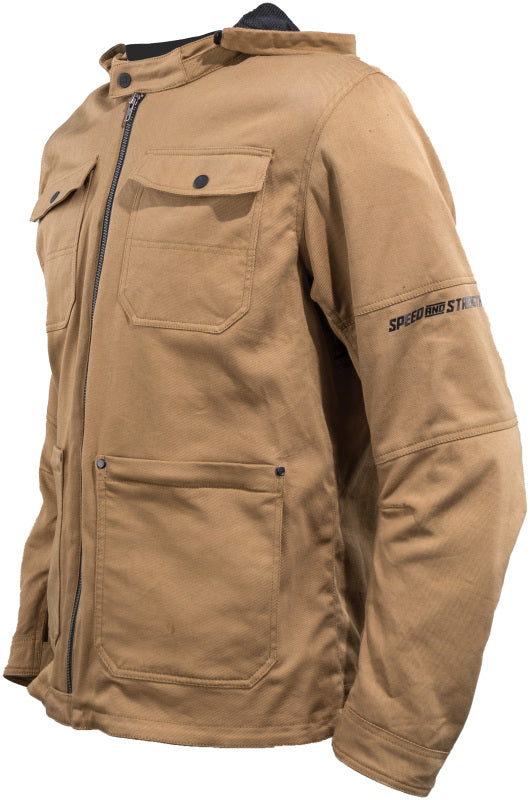 Speed and Strength 609838 Dogs Of War 2.0 Textile Jacket Sand - 2XL
