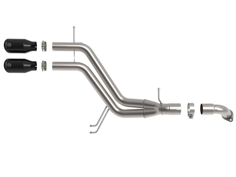 AFE 49-37019-B  13-17 fits Hyundai Veloster L4-1.6L 2-1/2in 304 SS Axle-Back Ex