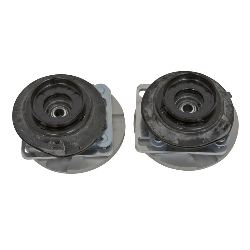 BBK  2551 Mustang Caster Camber Plate Kit - Silver Anodized Finish
