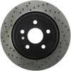 Stoptech 128.58009R Sport Cross Drilled Brake Rotor - Front Left