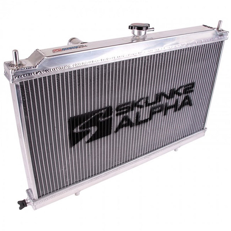 Skunk2 Racing 349-05-1500 Skunk2 Alpha Series 88-91 fits Honda CRX/fits Civic Radiator (Full Size) (Dual Core) (Manual Trans.)