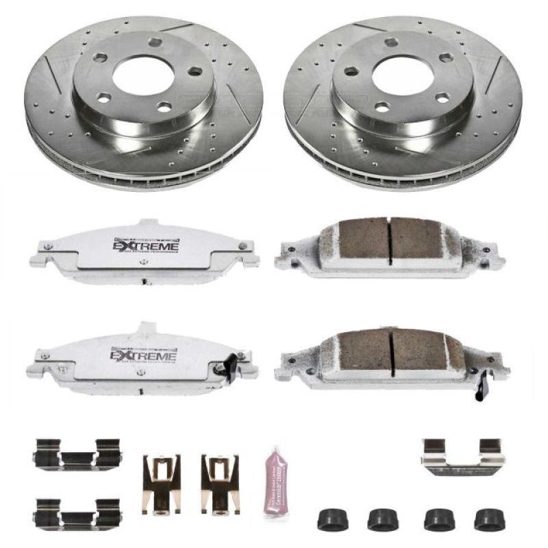 PowerStop K1551 26 04 fits Chevrolet Classic Front Z26 Street Warrior Brake Kit