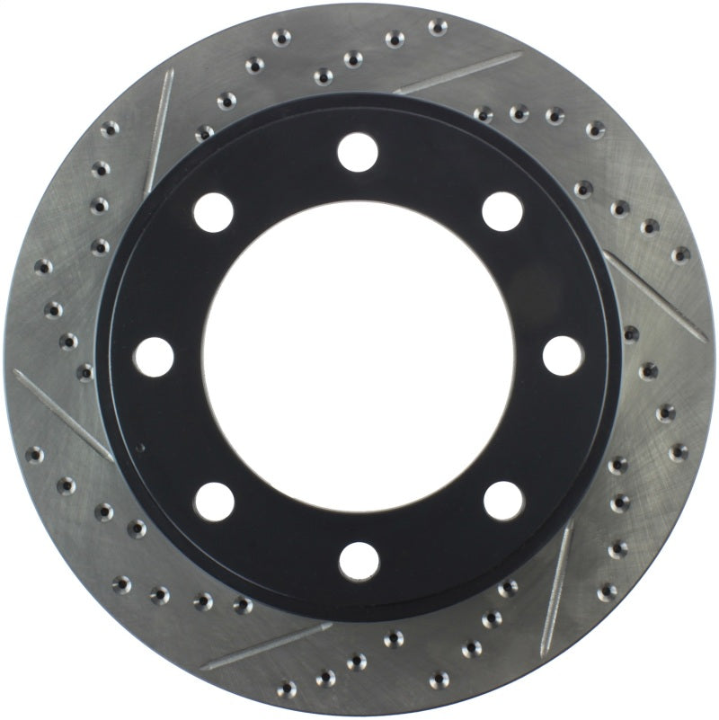 Stoptech 127.65086R 00-05 Ford Excursion 4WD / 99-04 F250/F350 Pickup Front Slotted & Drilled Right Rotor