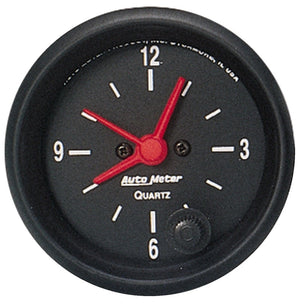 AutoMeter 2632 Autometer Z Series 52mm Electric Clock
