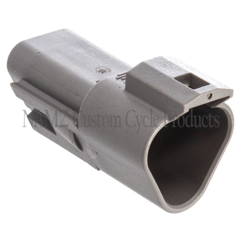 NAMZ DR-3G Deutsch DT Series 3-Wire Receptacle & Wedgelock - Gray (HD 721GY)