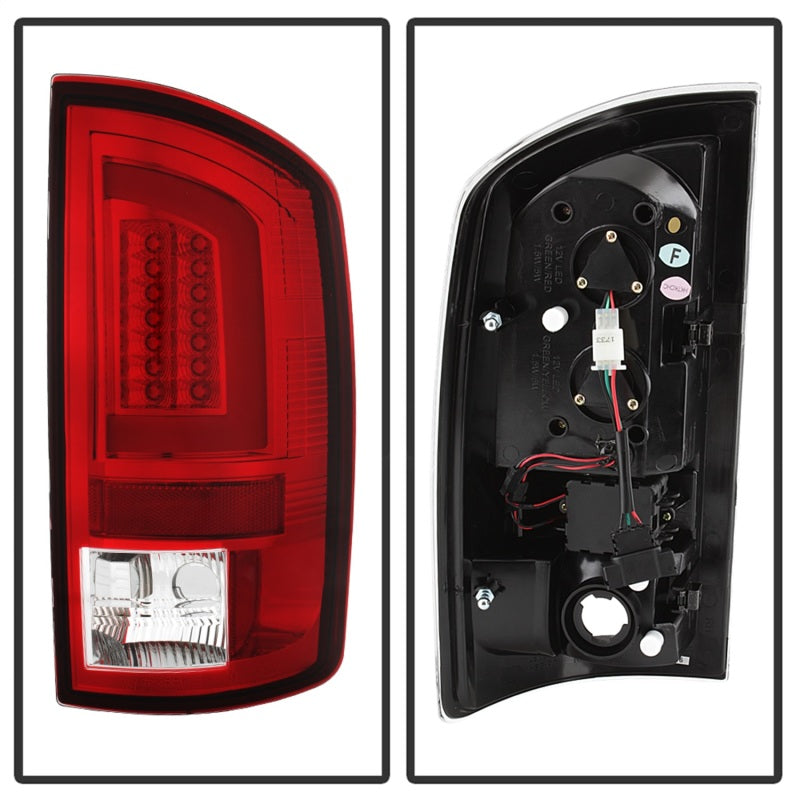 Spyder 5084286 fits Dodge 07-09 Ram 2500/3500 V3 Light Bar LED Tail Lights - Re