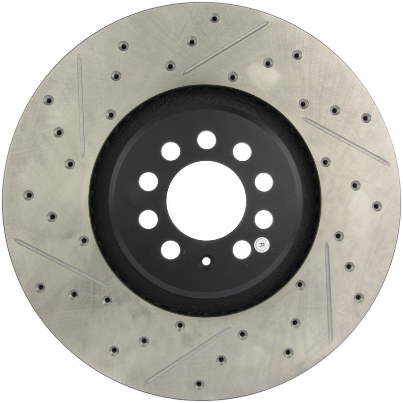 Stoptech 127.33093R Slotted & Drilled Sport Brake Rotor