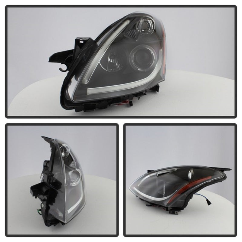 Spyder 5076830 fits Nissan 10-12 Altima 4Dr Projector Headlights Light DRL LED
