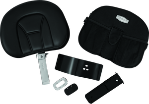 Kuryakyn 8931 Kuryakyn Plug-N-Go Driver Backrest With Pouch