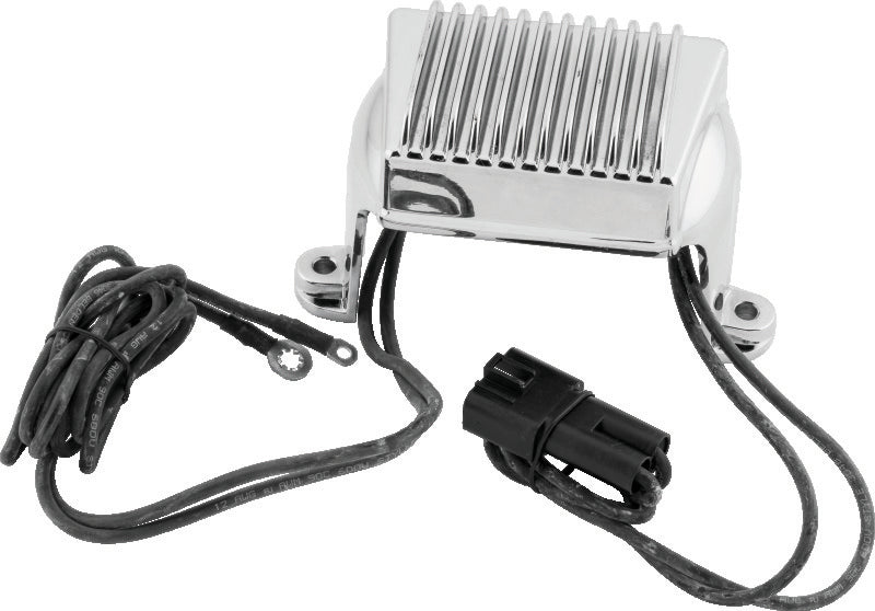 Twin Power 498293 97-01 FLH FLT Voltage Regulator Chrome Replaces H-D 74505-97