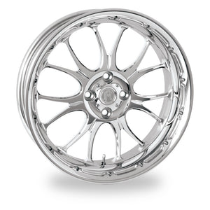 Performance 0320-3814RAA-HEA-CH Machine 18 x 5.5 Trike Wheel Heathen - Chrome