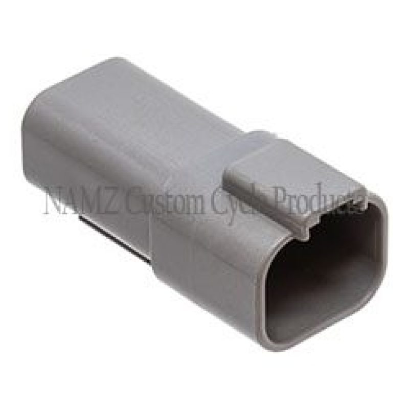 NAMZ DR-4G Deutsch DT Series 4-Wire Receptacle & Wedgelock - Gray (HD 721GY)