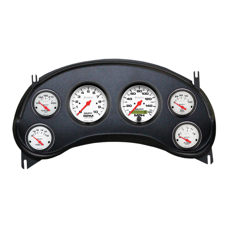 AutoMeter 2934-09 Autometer Phantom Direct Fit Dash Kit 98-04 fits Chevy S10 Truck (2 x 3-3/8in. / 4 x 2-1/16in.)