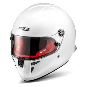 SPARCO BRH0007B0W0900S Stealth RF Helmet - Small - White/Red