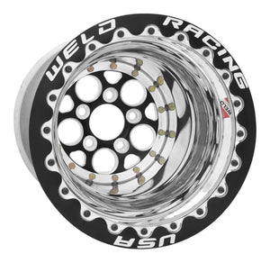 Weld  86B-510210 Magnum Drag 2.0 15x10 / 5x4.50 BP / 5in BS Black Wheel CTR
