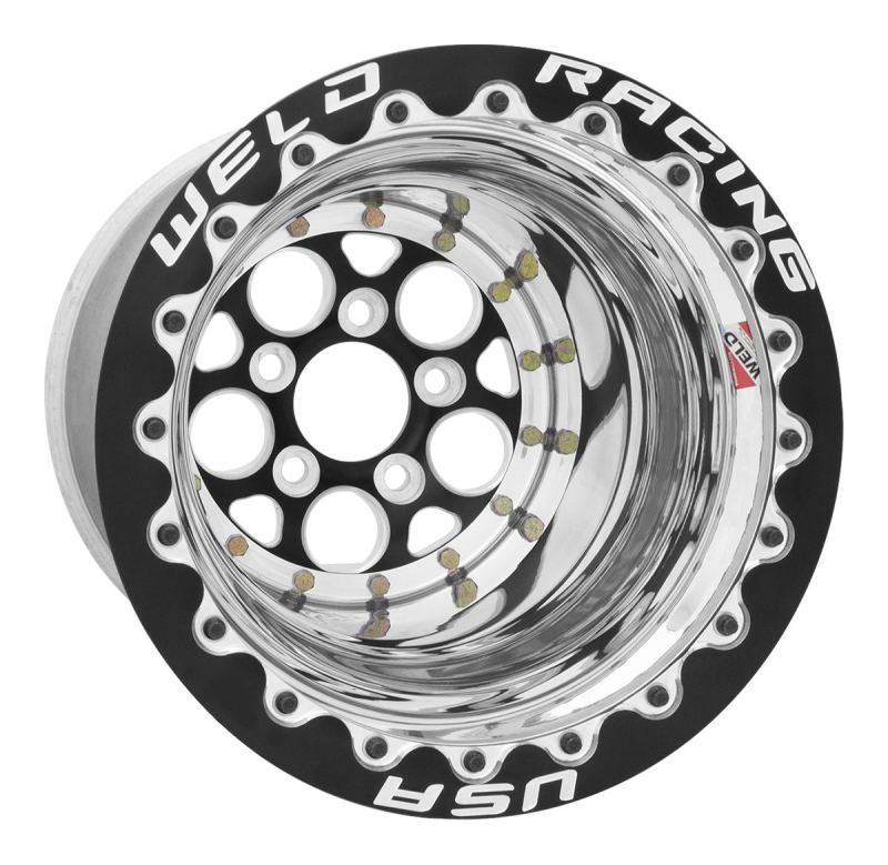 Weld  86B-510212K Magnum 2.0 15x10 / 5x4.50 BP / 6in BS Black Wheel - Black Knur