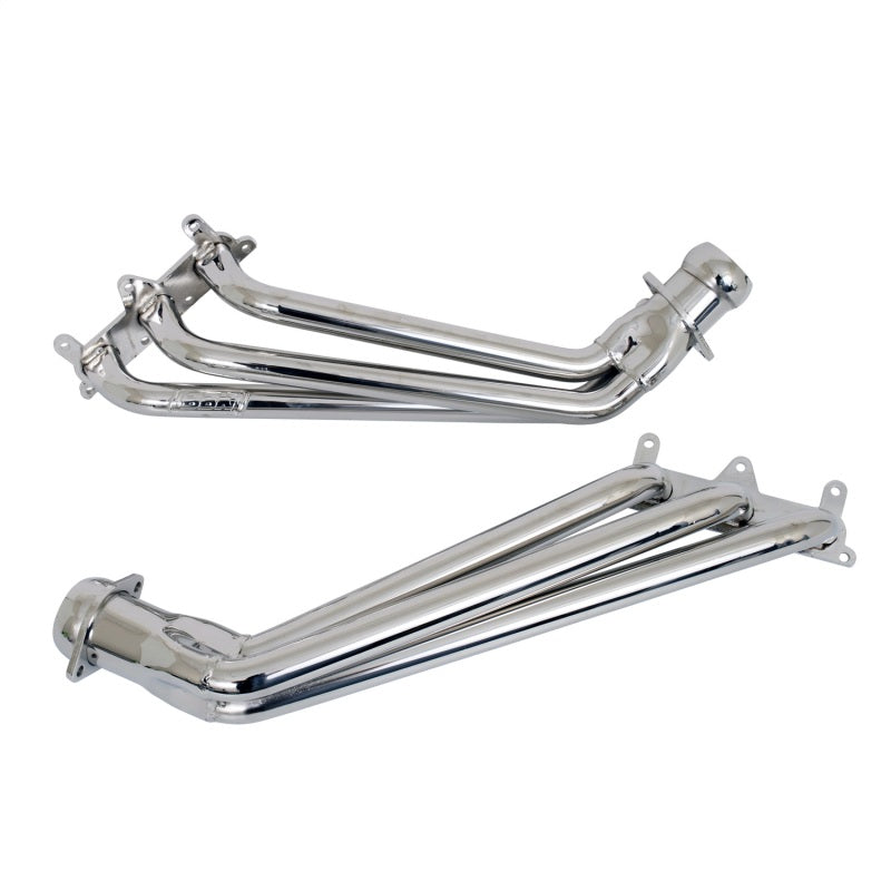 BBK  4041 Camaro V6 Long Tube Exhaust Headers With Converters - 1-5/8 Chrome