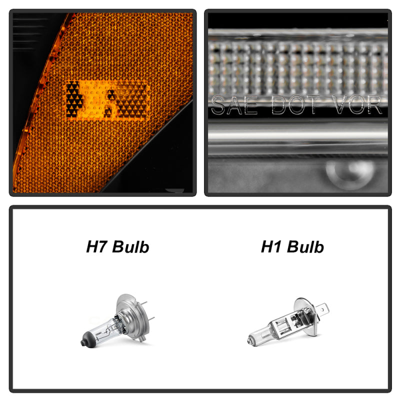 Spyder 5088628 Signature fits Ford 20-22 F250/F350 (Halogen) Proj. Headlights -