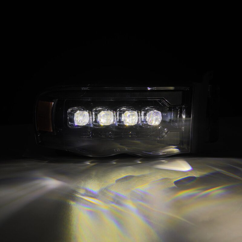 AlphaRex 880566 02-05 fits Dodge Ram 1500 NOVA LED Proj Headlights Alpha Blac