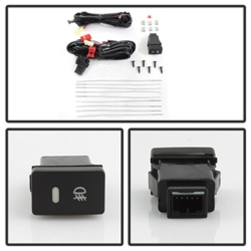 Spyder 5084897 fits Honda 17-18 CRV OEM Chrome Trim Fog Lights w/Switch & Cover