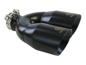 AFE 49T25484-B121  2.5in 304 Stainless Steel Clamp-on Exhaust Tip Passenger Sid