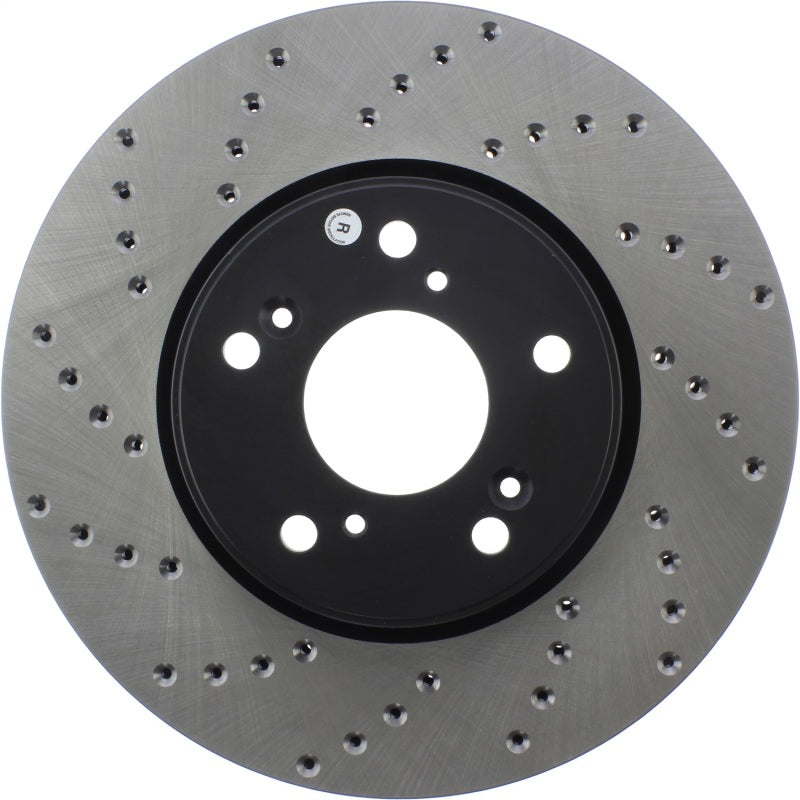 Stoptech 128.40086CR Cyro Drilled Sport Brake Rotor Front Right 13+ Honda Accord