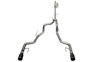 CORSA Performance 21184BLK Corsa 2022-2025 fits Ford F-150 SuperCrew/5.5ft Bed 5.0L V8 Sport Cat-Back Dual Rear Exit-Black PVD
