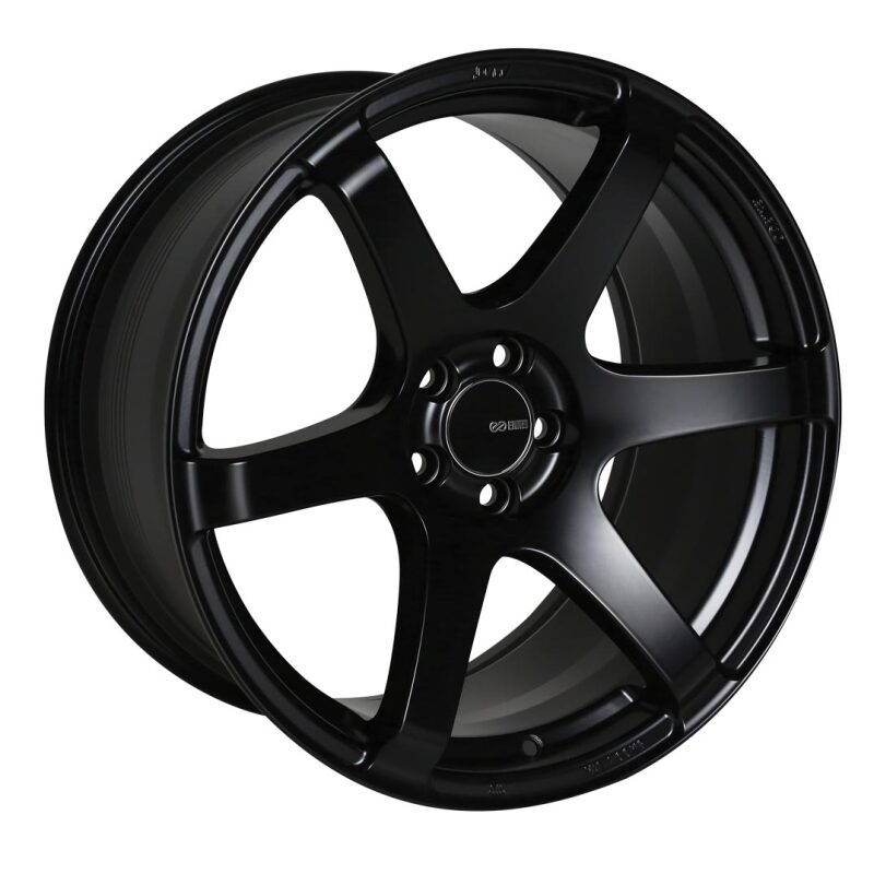 Enkei 485-790-6535BK T6S 17x9 35mm Offset 5x114.3 Bolt Pattern 72.6 Bore Matte Black Wheel