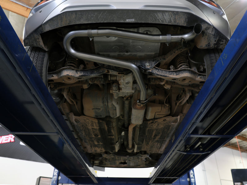 AFE 49-37017NM  2-1/2in 304 SS Axle-Back Exhaust (No Muffler) 18-21 fits Hyunda