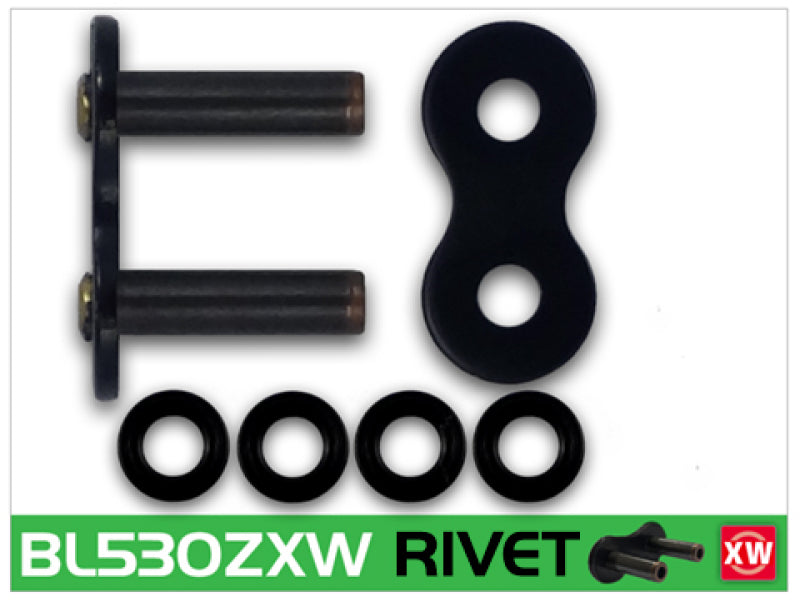 RK Chain BL530ZXW-RL BL530ZXW-RIVET - Black Scale