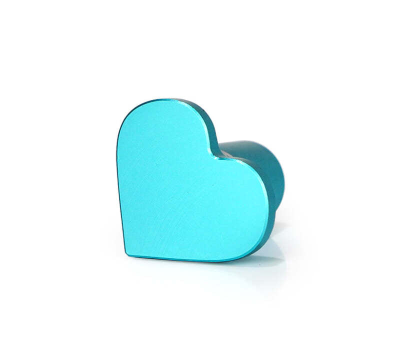 NRG DB-H004MF Drift Button Heart Shape fits Lexus - Minty Fresh