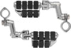 Kuryakyn 7993 Kuryakyn Dually ISO Offset Highway Pegs With 1-1/4inch Clamp Chrome (Pair)