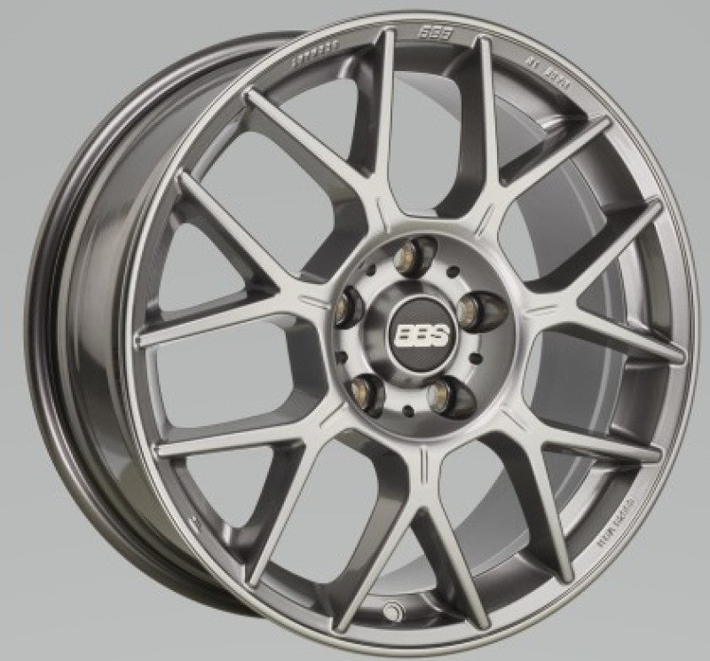 BBS XR0101PG XR 18x8 5x112 28mm Offset 82mm Bore PFS/Clip Req Gloss Platinum Wheel