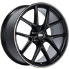 BBS CI0901BPO CI-R 20x9 5x112 ET39 Satin Black Polished Rim Protector Wheel -82mm PFS/Clip Required