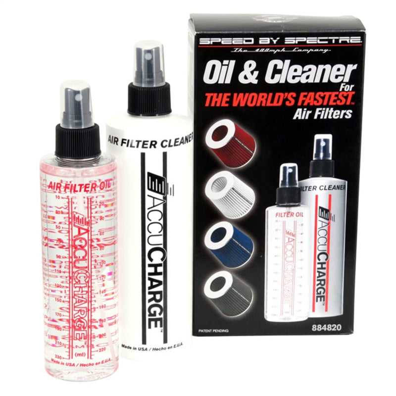 Spectre 884820 Accucharge Kit for HPR Filters - Clear