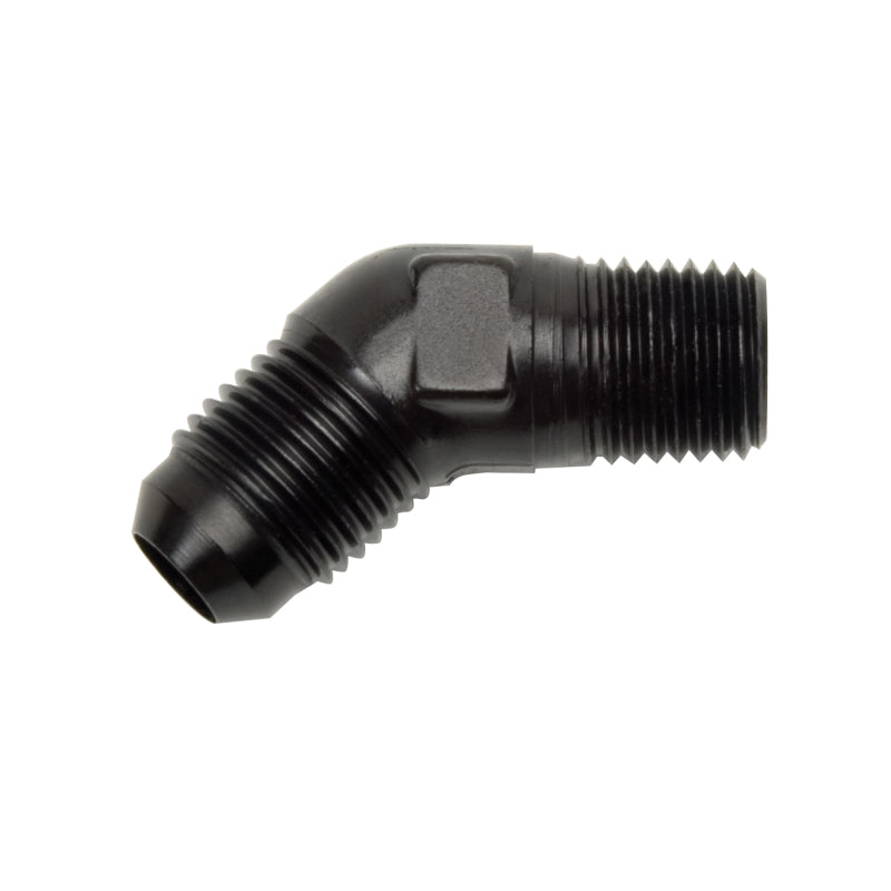 Russell 660953 Performance -6 AN to 1/4in NPT 45 Degree Flare to Pipe Adapter