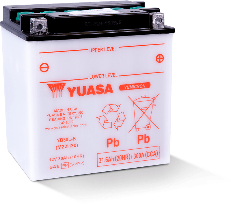 Yuasa YUAM22H30 YB30L-B Yumicron CX 12 Volt Battery