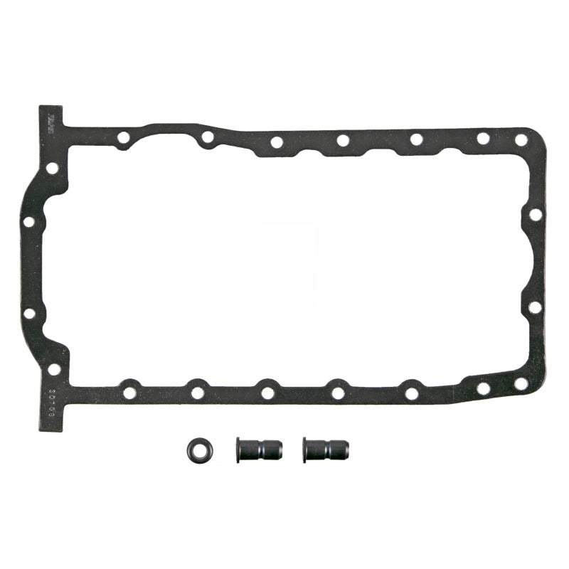 Fel-Pro OS30708R Volkswagen Jetta OS 30708 R Engine Oil Pan Gasket Set PermaDry Molded Rubber