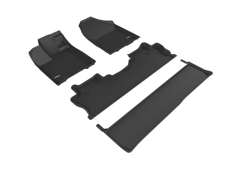 3D MAXpider 16-22 fits Honda Pilot 7-Passenger Elegant Black R1 R2 R3