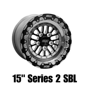 Belak Wheels 15095112S26BS-BLT Belak 15x9 / 6in BS / 5x112 BP / High Pad / Series 2 Wheel - Single Beadlock Billet Outer Lip