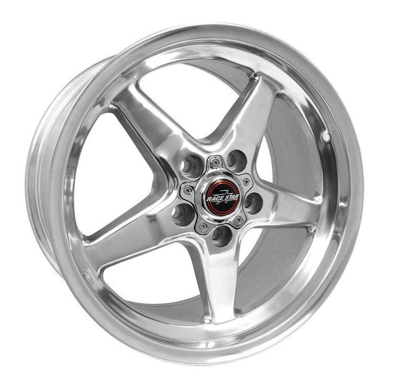 Race Star 92-705253DP 92 Drag Star 17x10.50 5x4.75bc 7.00bs Direct Drill Polished Wheel