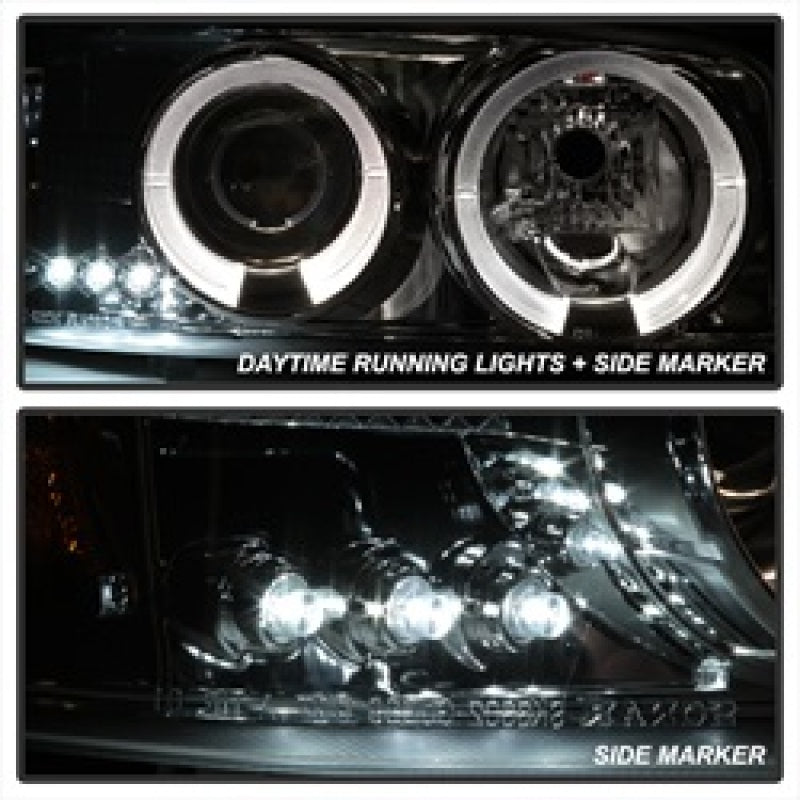 Spyder 5009364 fits GMC 99-06 Sierra 1500/2500/3500 Projector Headlights LED Ha