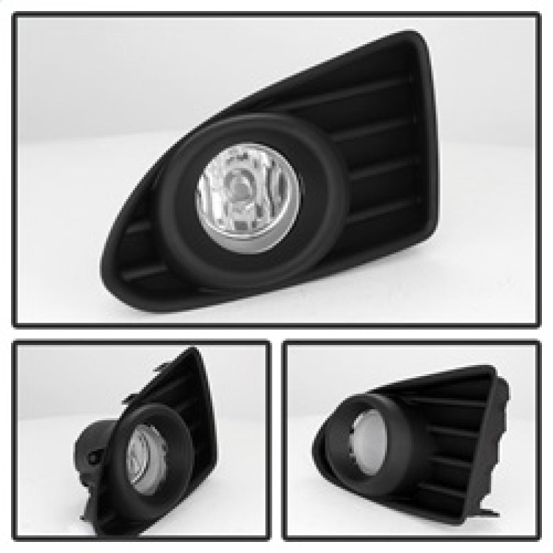 Spyder 5077868 fits Scion 12-20 IQ 2013 OEM Fog Light w/Switch- Clear FL-SIQ12-