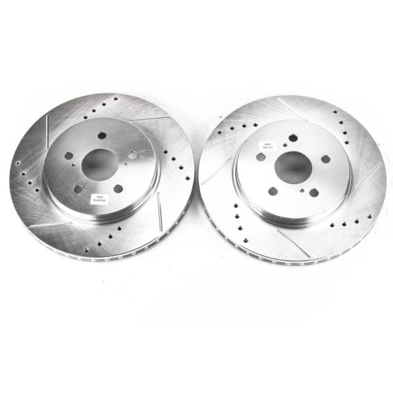 PowerStop fits Lexus 04-06 RX330 Front Evolution Drilled & Slotted Rotors - Pair